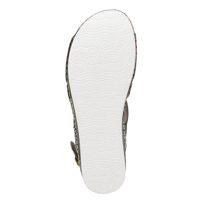 Spring Step Shoes L'Artiste Sumacah Sandal Women's Hand Painted Leather