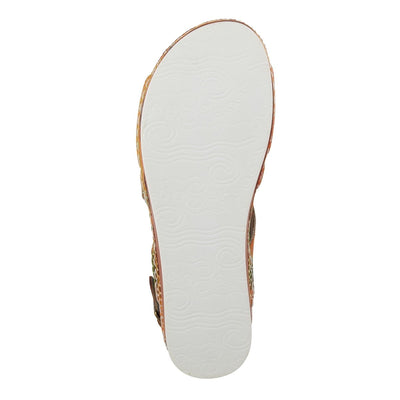 Spring Step Shoes L'Artiste Sumacah Sandal Women's Hand Painted Leather