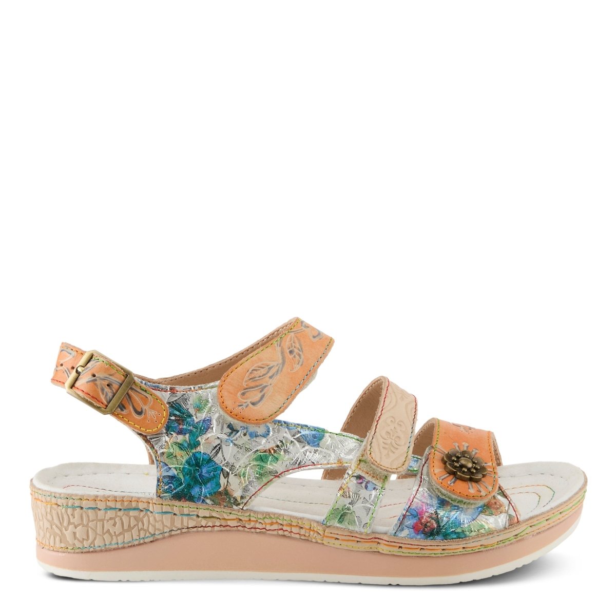 Spring Step Shoes L'Artiste Sumacah Sandal Women's Hand Painted Leather