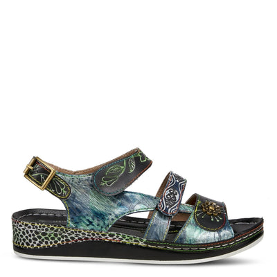 Spring Step Shoes L'Artiste Sumacah Sandal Women's Hand Painted Leather