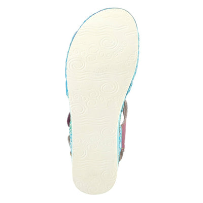Spring Step Shoes L'Artiste Sumacah Sandal Women's Hand Painted Leather