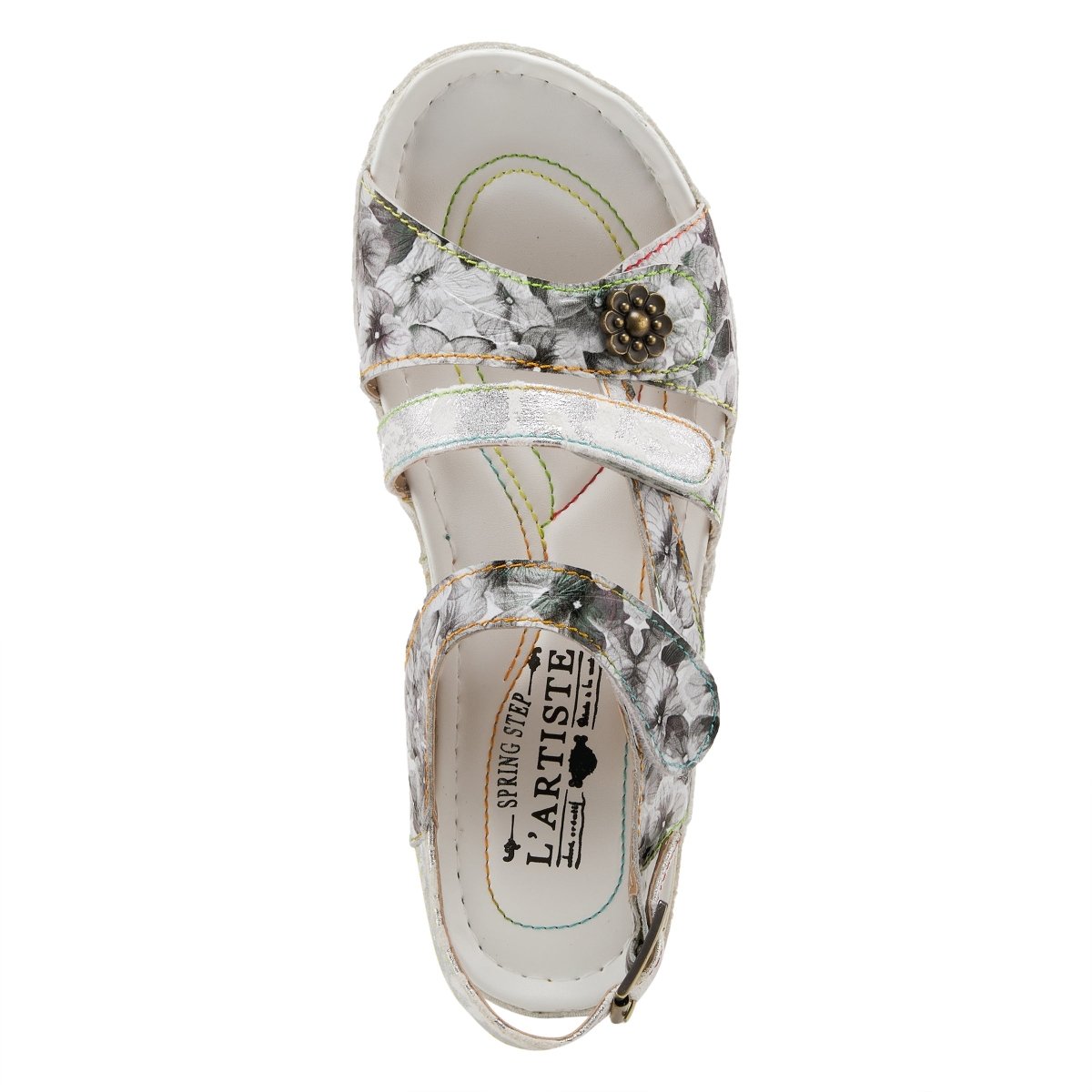 Spring Step Shoes L'Artiste Sumacah Sandal Women's Hand Painted Leather