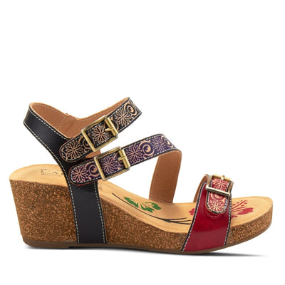 Spring Step Shoes L'Artiste Tanja Ankle Strap Sandal Women’s Leather Wedge