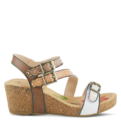Spring Step Shoes L'Artiste Tanja Ankle Strap Sandal Women’s Leather Wedge