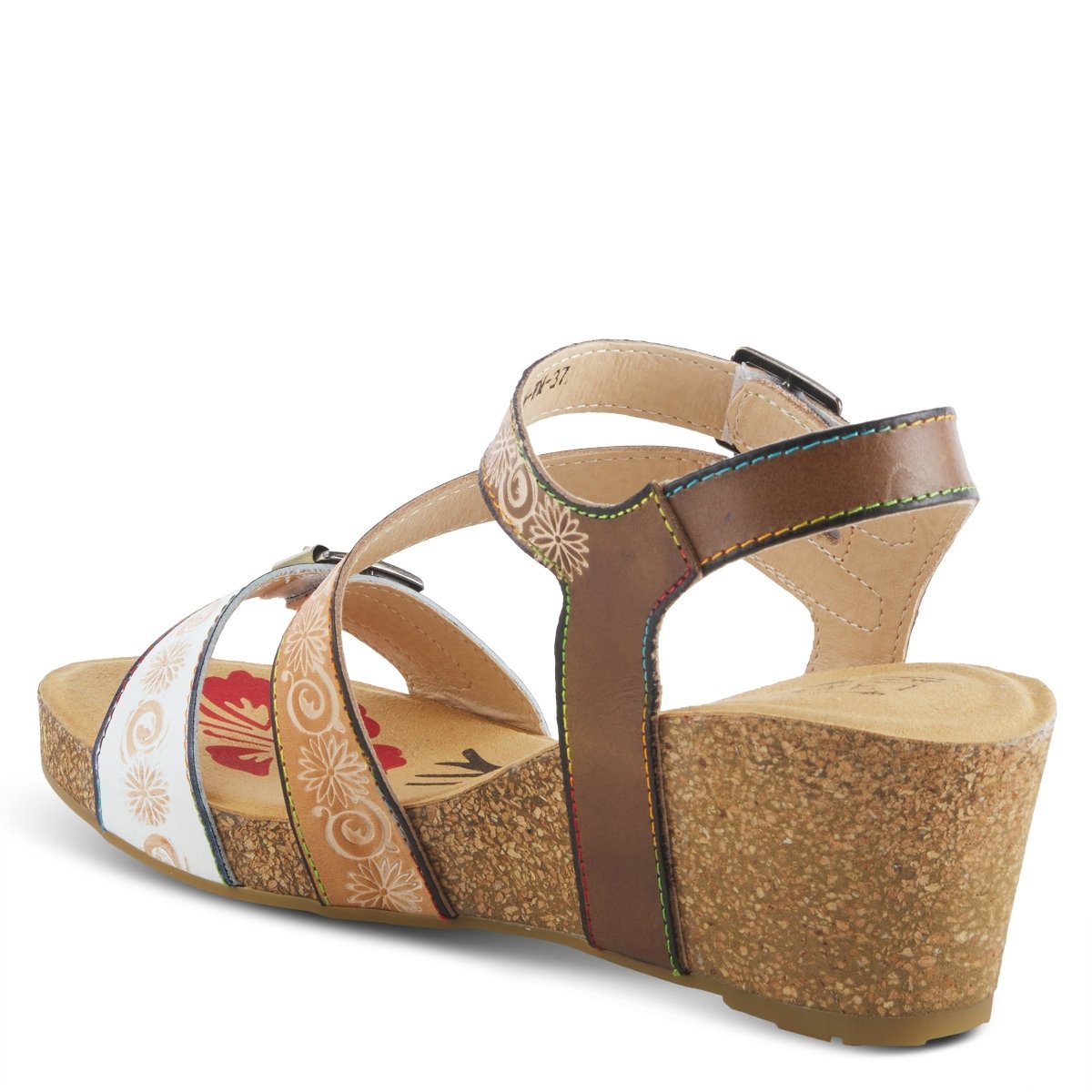 Spring Step Shoes L'Artiste Tanja Ankle Strap Sandal Women’s Leather Wedge