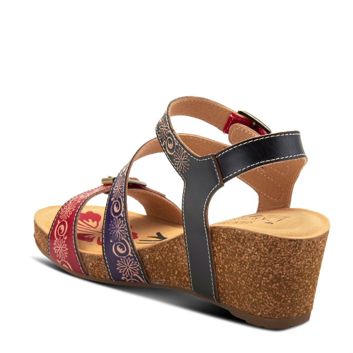 Spring Step Shoes L'Artiste Tanja Ankle Strap Sandal Women’s Leather Wedge