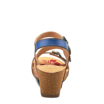 Spring Step Shoes L'Artiste Tanja Ankle Strap Sandal Women’s Leather Wedge