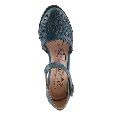 Spring Step Shoes L'Artiste Visionary Ankle Strap Shoe Women’s Hand Painted Leather