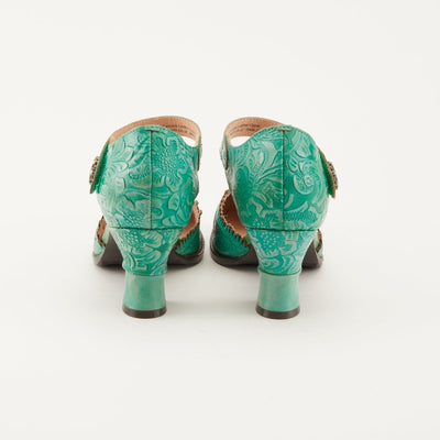Spring Step Shoes L'Artiste Visionary Ankle Strap Shoe Women’s Hand Painted Leather