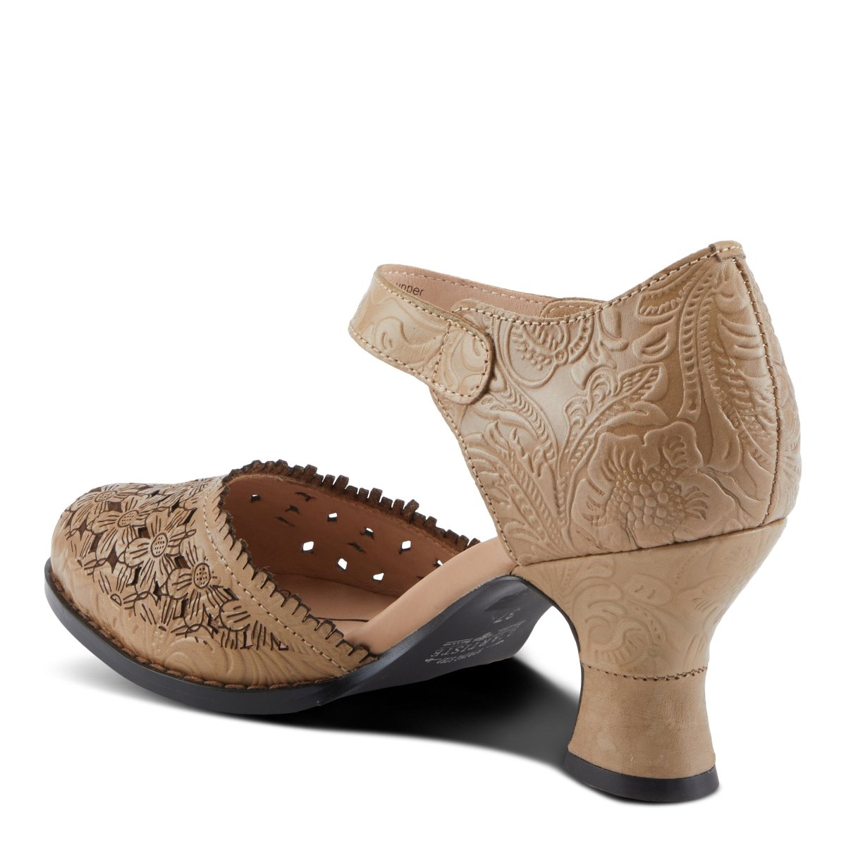 Spring Step Shoes L'Artiste Visionary Ankle Strap Shoe Women’s Hand Painted Leather