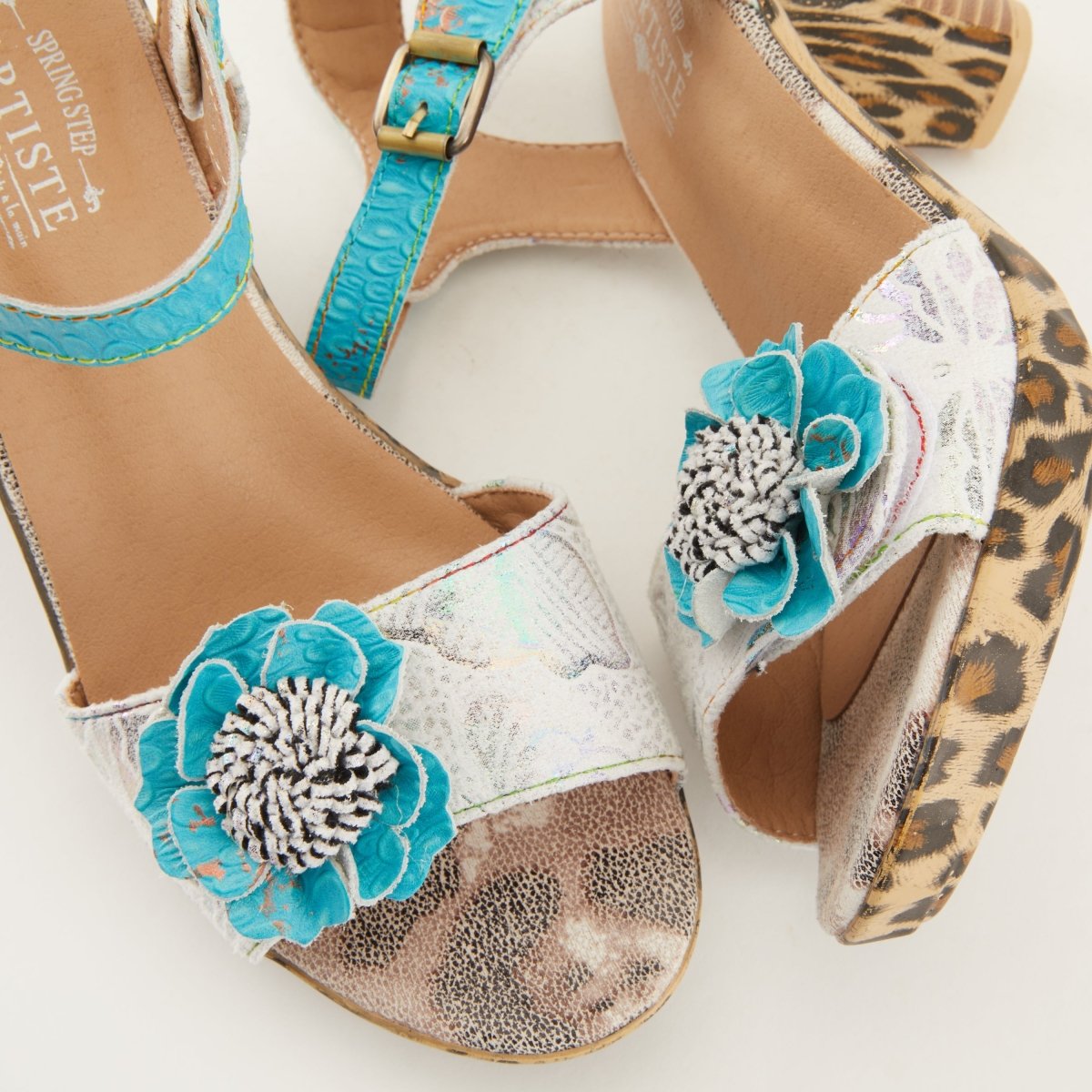 Spring Step Shoes L'Artiste Wildcat Sandals Women's Leather Combo