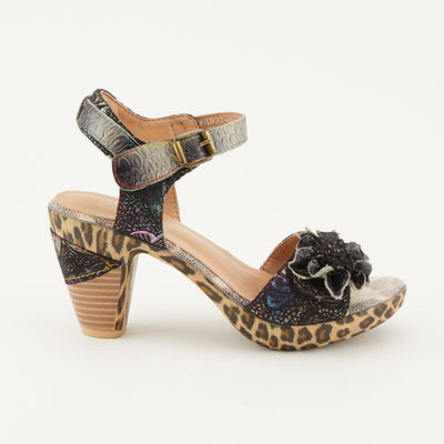Spring Step Shoes L'Artiste Wildcat Sandals Women's Leather Combo