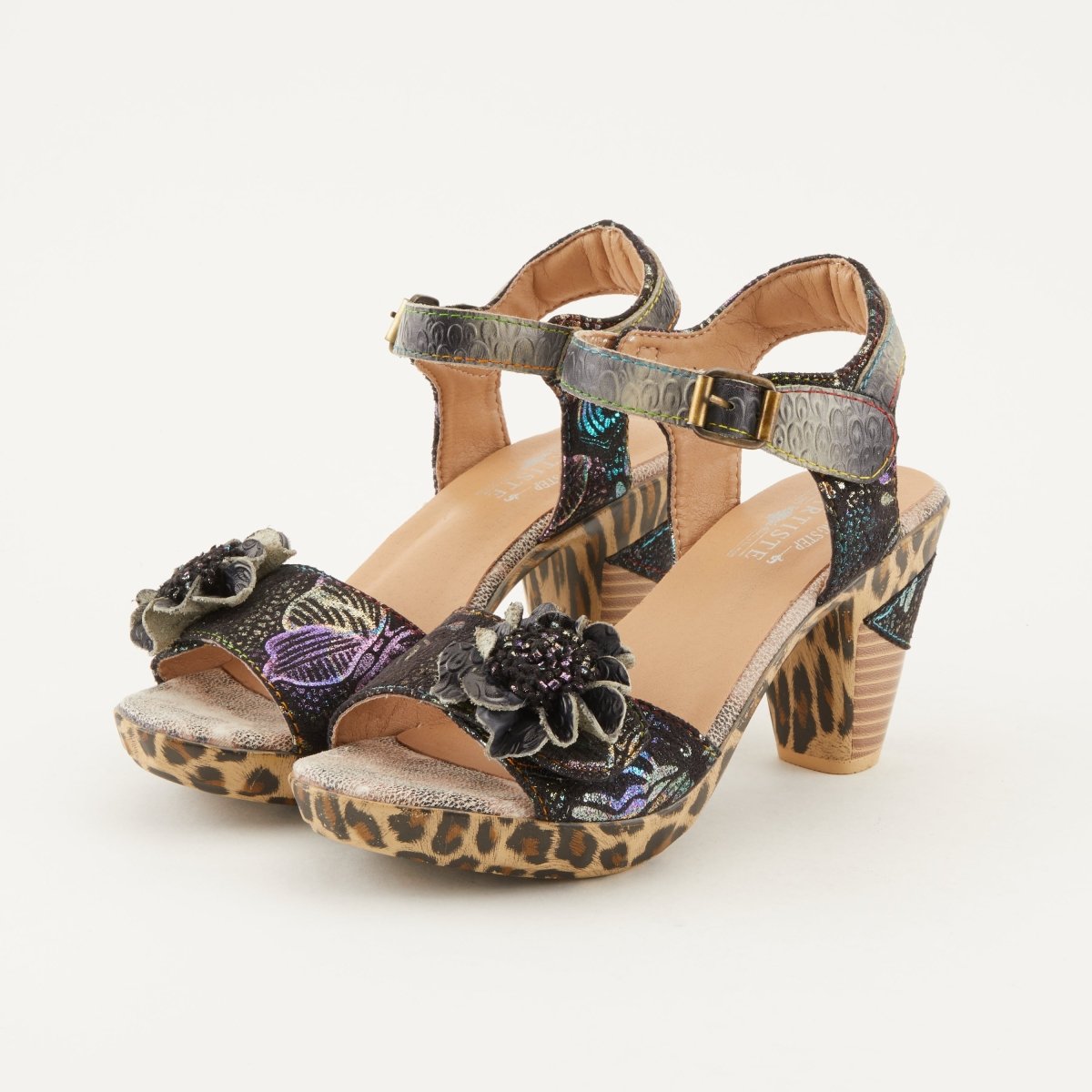 Spring Step Shoes L'Artiste Wildcat Sandals Women's Leather Combo