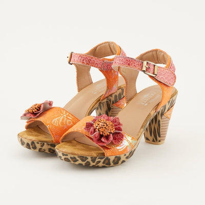 Spring Step Shoes L'Artiste Wildcat Sandals Women's Leather Combo