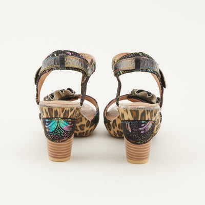 Spring Step Shoes L'Artiste Wildcat Sandals Women's Leather Combo