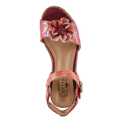 Spring Step Shoes L'Artiste Wildcat Women's Floral Heeled Sandals