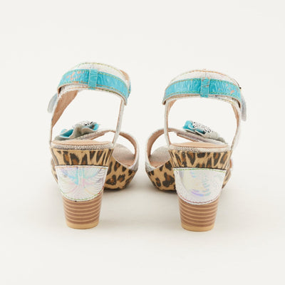 Spring Step Shoes L'Artiste Wildcat Women's Floral Heeled Sandals