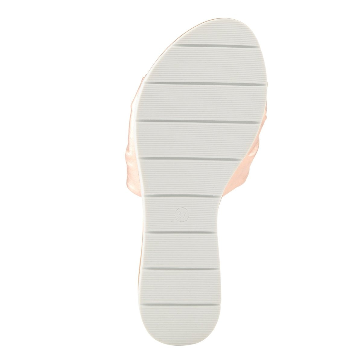 Spring Step Lavona Rose Gold slide sandal, outsole view