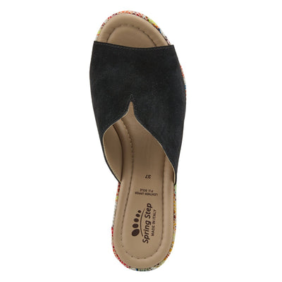 Spring Step Shoes Laylani Slide Sandal Women’s Genuine Suede