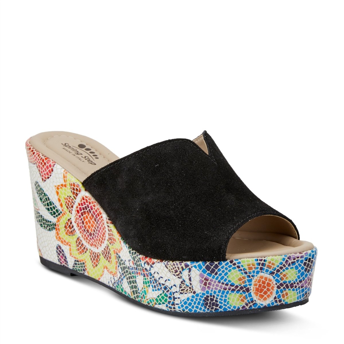 Spring Step Shoes Laylani Slide Sandal Women’s Genuine Suede