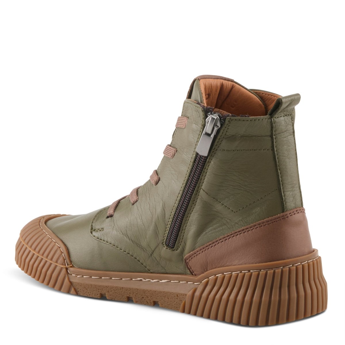 Spring Step Shoes Lizano Women's Luxurious Leather High Top Sneakers