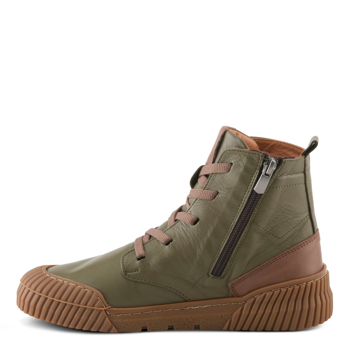 Spring Step Shoes Lizano Women's Luxurious Leather High Top Sneakers