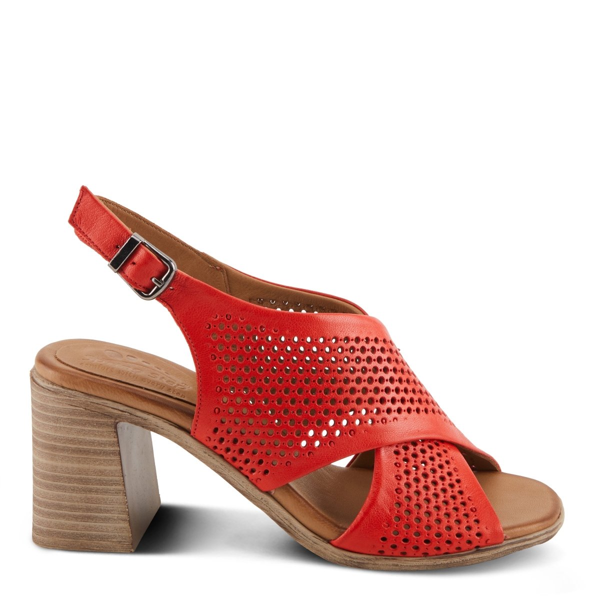 Spring Step Shoes Luanca Women's Leather Perforated Sandals