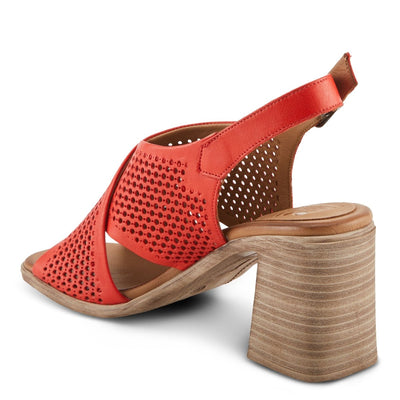 Spring Step Shoes Luanca Women's Leather Perforated Sandals