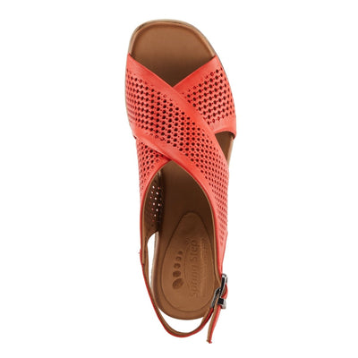 Spring Step Shoes Luanca Women's Leather Perforated Sandals