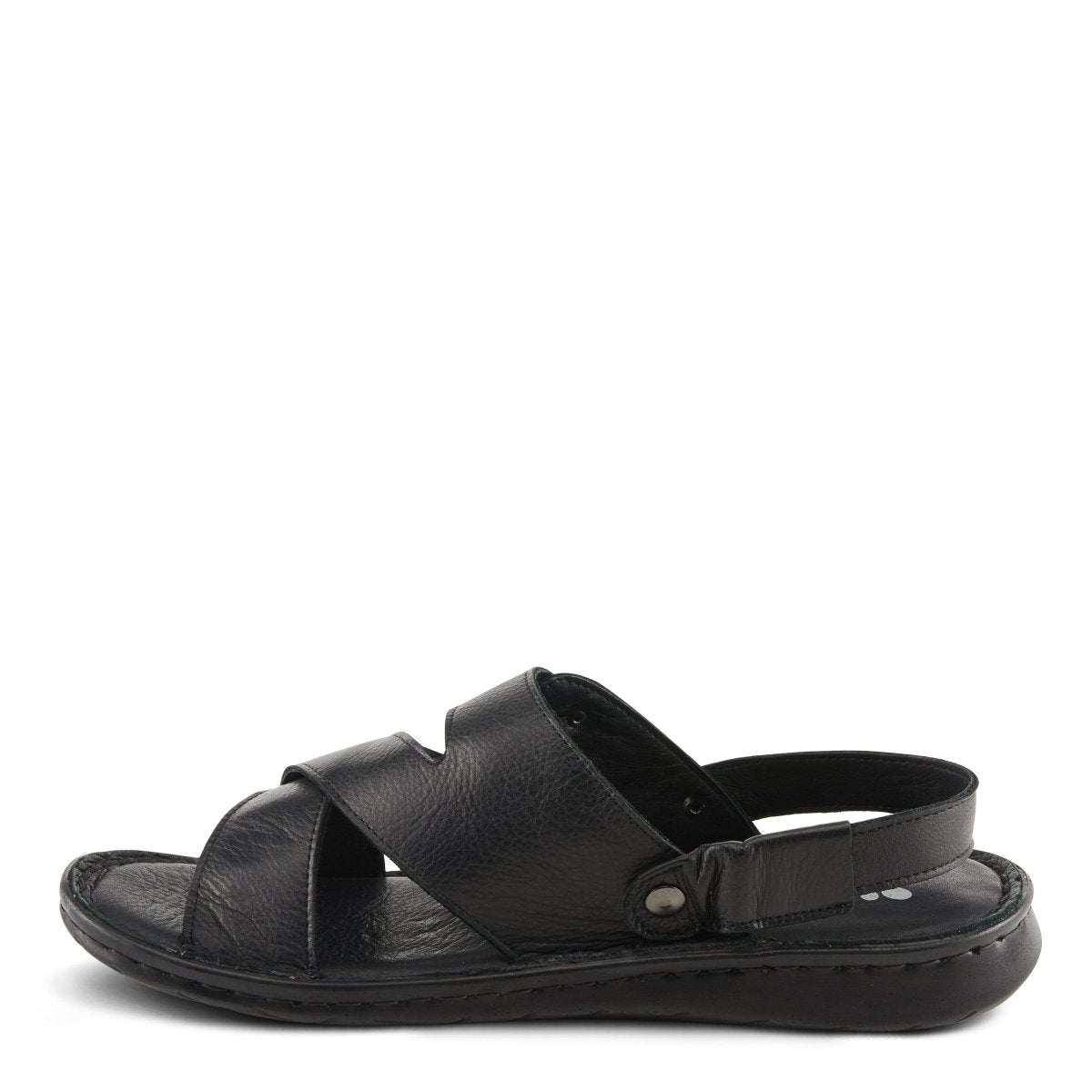 Spring Step Shoes Nofar Men's Black Leather Sandals