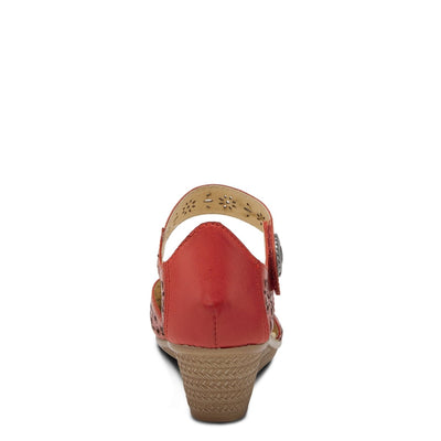 Spring Step Shoes Nougat Mary Jane Women's Leather Wedge Shoe