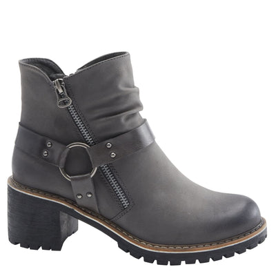 Spring Step Shoes Patrizia Firewood Women's Leather O Ring Harness Boots