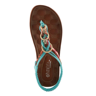 Spring Step Shoes Patrizia Gadelina Women's Sandals Floral Rhinestones