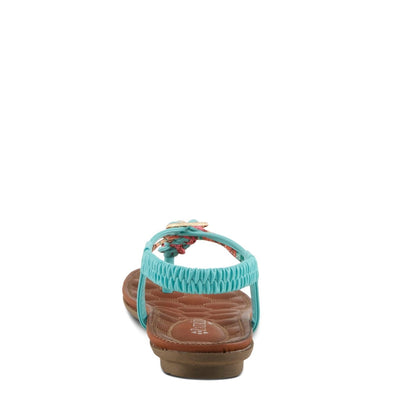 Spring Step Shoes Patrizia Gadelina Women's Sandals Floral Rhinestones