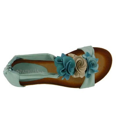 Spring Step Shoes Patrizia Harlequin Multi Sandal Women’s Leather