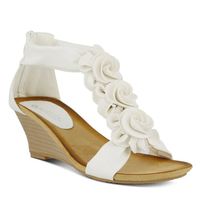 Spring Step Shoes Patrizia Harlequin Women’s Leather Wedge Sandal