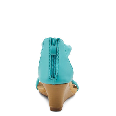 Spring Step Shoes Patrizia Harlequin Women’s Leather Wedge Sandal