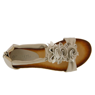 Spring Step Shoes Patrizia Harlequin Women’s Leather Wedge Sandal