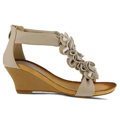 Spring Step Shoes Patrizia Harlequin Women’s Leather Wedge Sandal