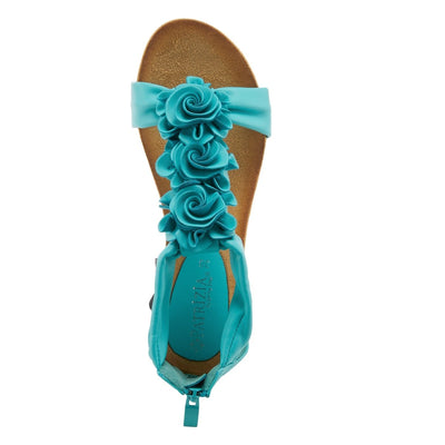 Spring Step Shoes Patrizia Harlequin Women’s Leather Wedge Sandal