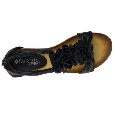 Spring Step Shoes Patrizia Harlequin Women’s Leather Wedge Sandal