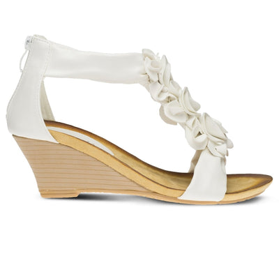 Spring Step Shoes Patrizia Harlequin Women’s Leather Wedge Sandal