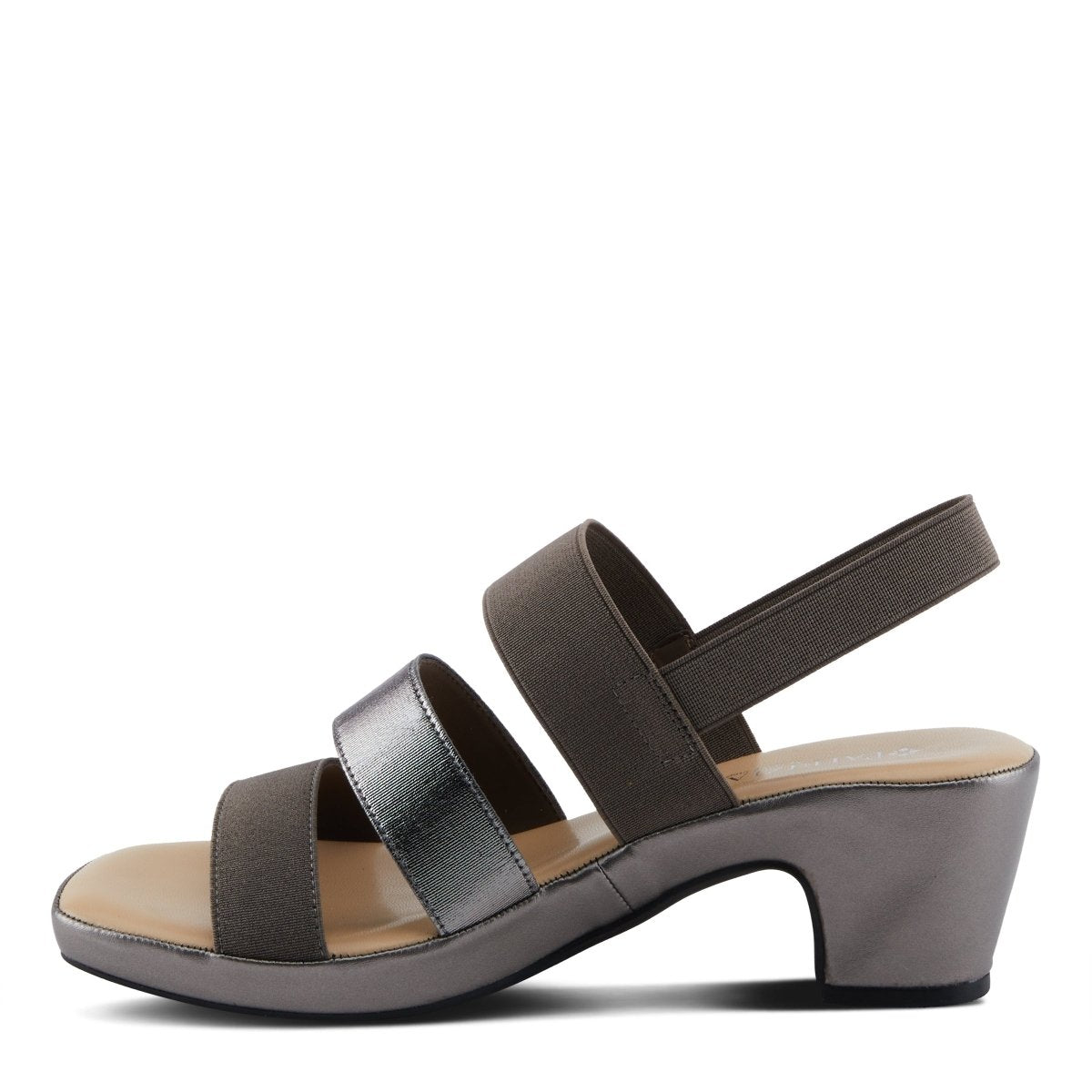 Spring Step Shoes Patrizia Marzula Women’s Metallic Textile Sandals