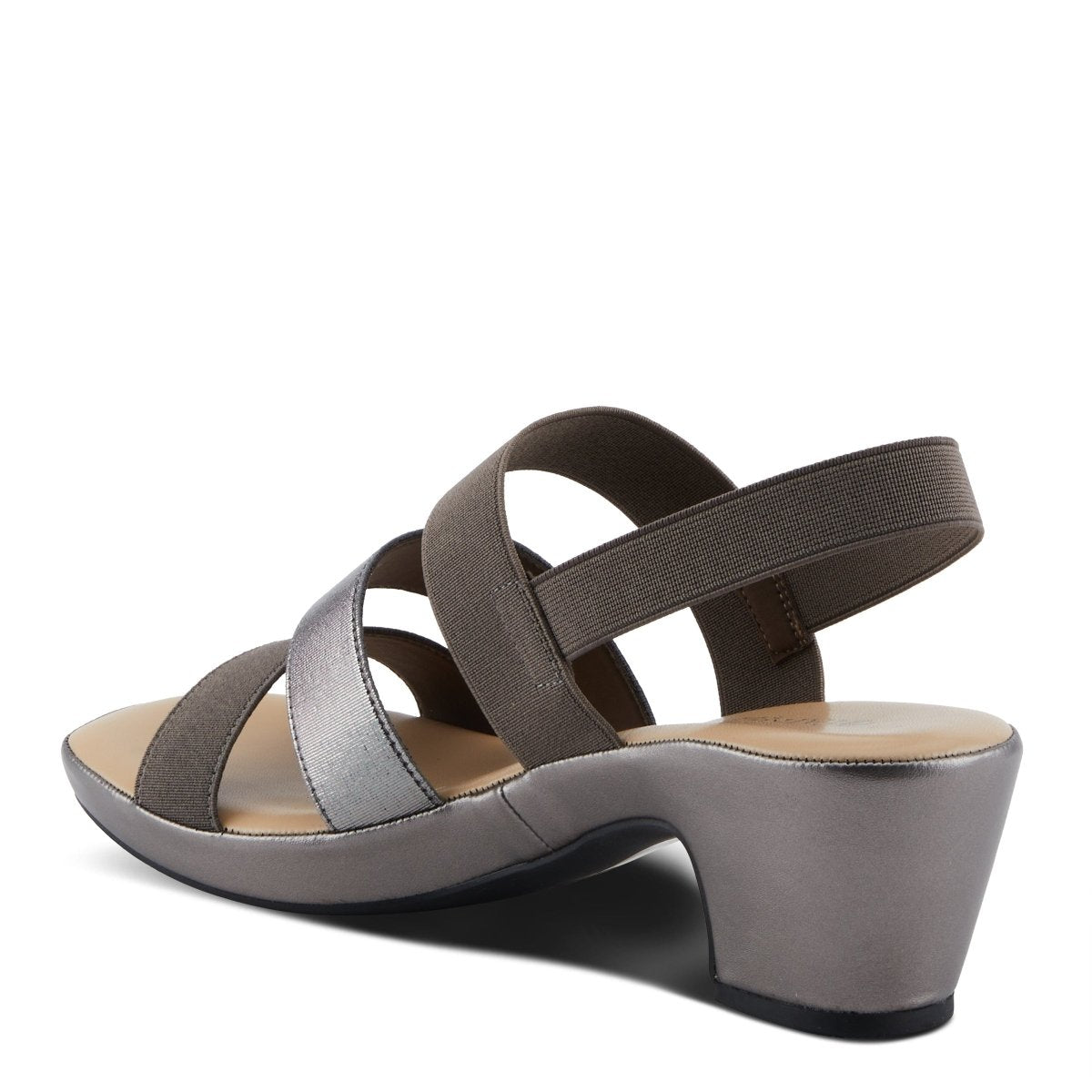 Spring Step Shoes Patrizia Marzula Women’s Metallic Textile Sandals