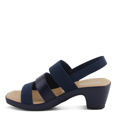 Spring Step Shoes Patrizia Marzula Women’s Metallic Textile Sandals
