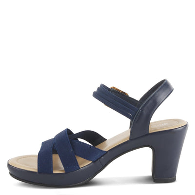Spring Step Shoes Patrizia Neesa Stretch Sandal Women’s Leather Comfort Heels