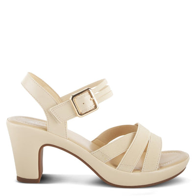 Spring Step Shoes Patrizia Neesa Stretch Sandal Women’s Leather Comfort Heels