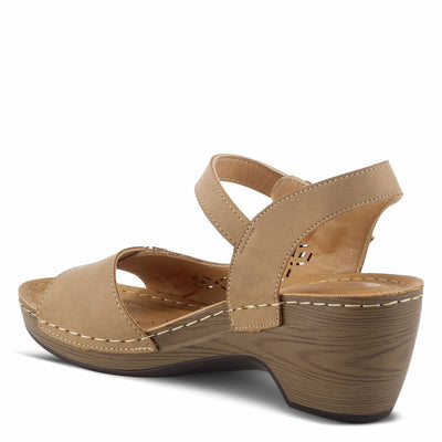 Spring Step Shoes Patrizia Shantay Sandals Women's Leather Wedge
