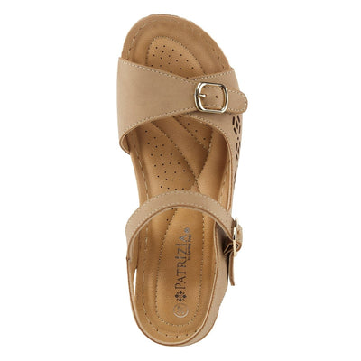 Spring Step Shoes Patrizia Shantay Sandals Women's Leather Wedge