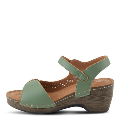 Spring Step Shoes Patrizia Shantay Sandals Women's Leather Wedge